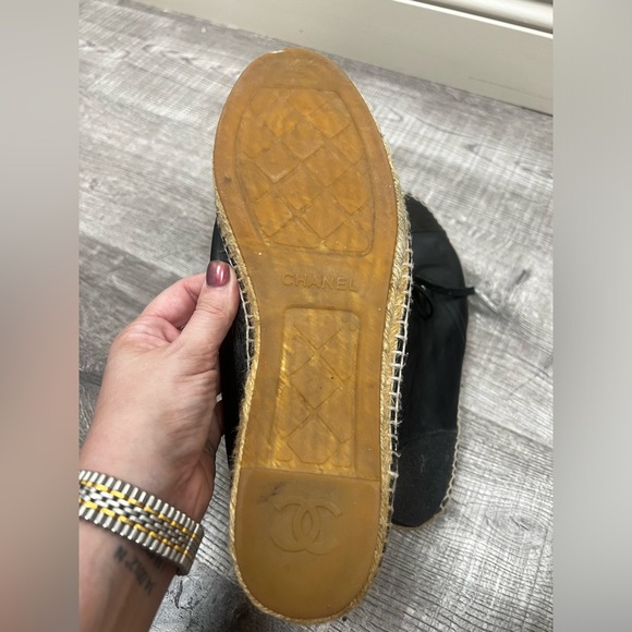 Chanel High Top Lace Up Espadrilles - Picture 9 of 10